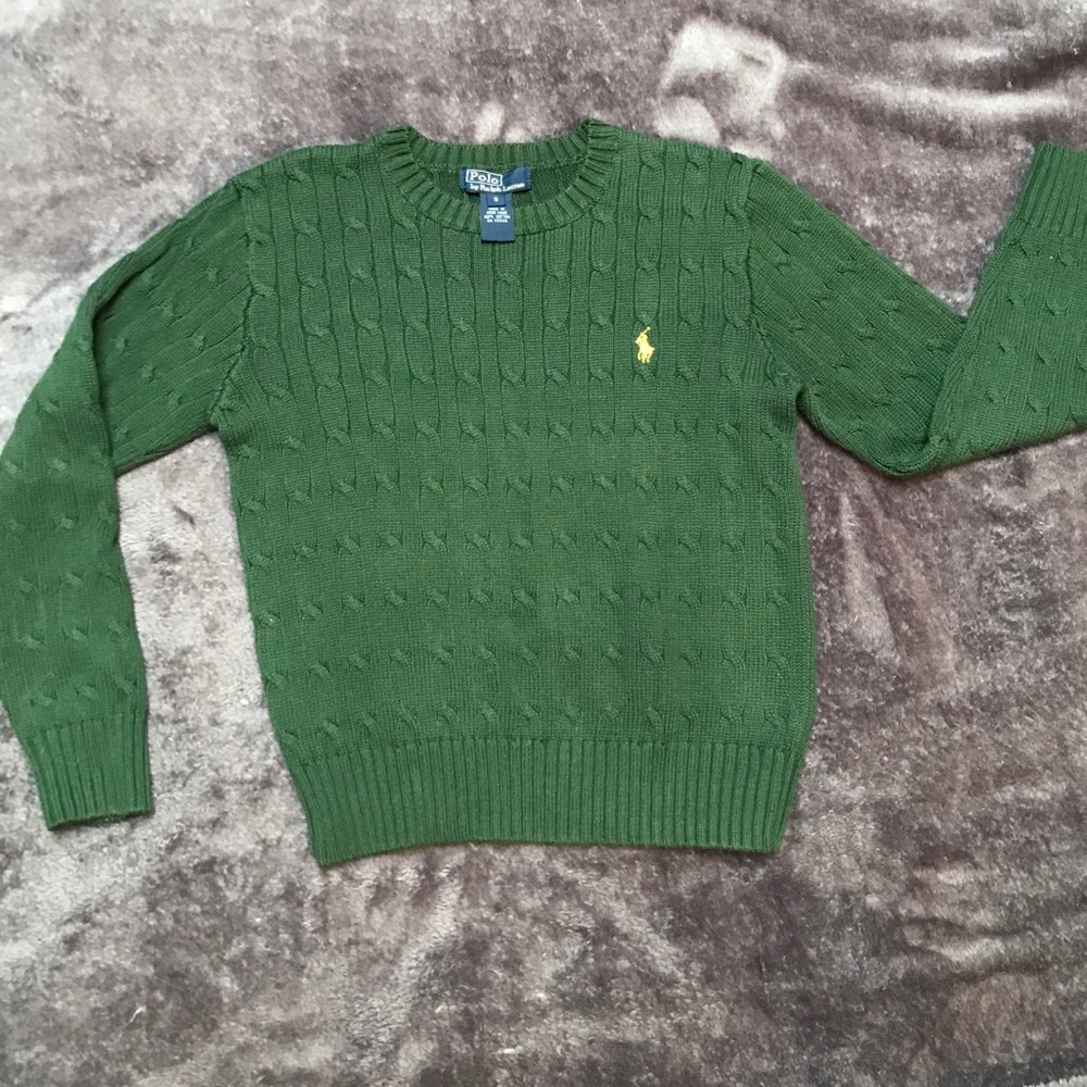 Kids Cable Knit Cotton Sweater